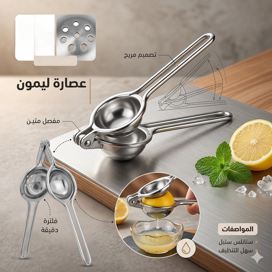 عصارة ليمون يدوية