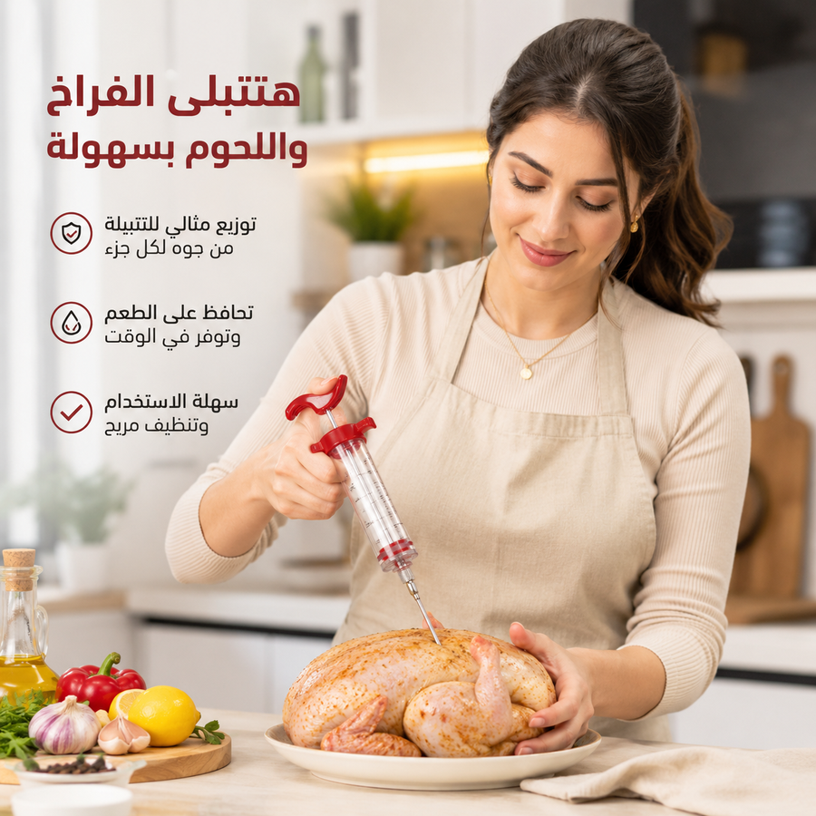 حقنة تتبيل الفراخ واللحوم